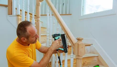Houten trapleuning op maat